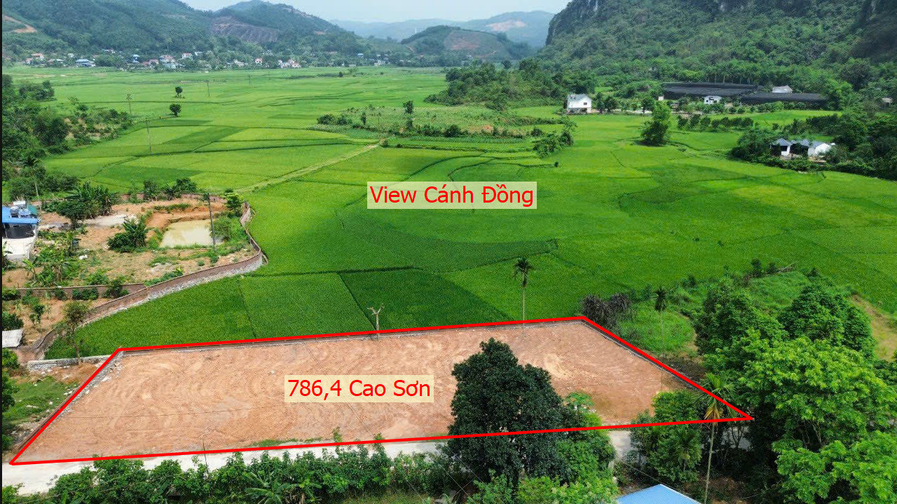 Hình ảnh Bán Đất Cao Sơn Ô Tô Vào Tận Đất Gần Trục Kinh Doanh Mặt Sau View Cánh Đồng Thoáng Mát Giá Nhỉnh Tỷ