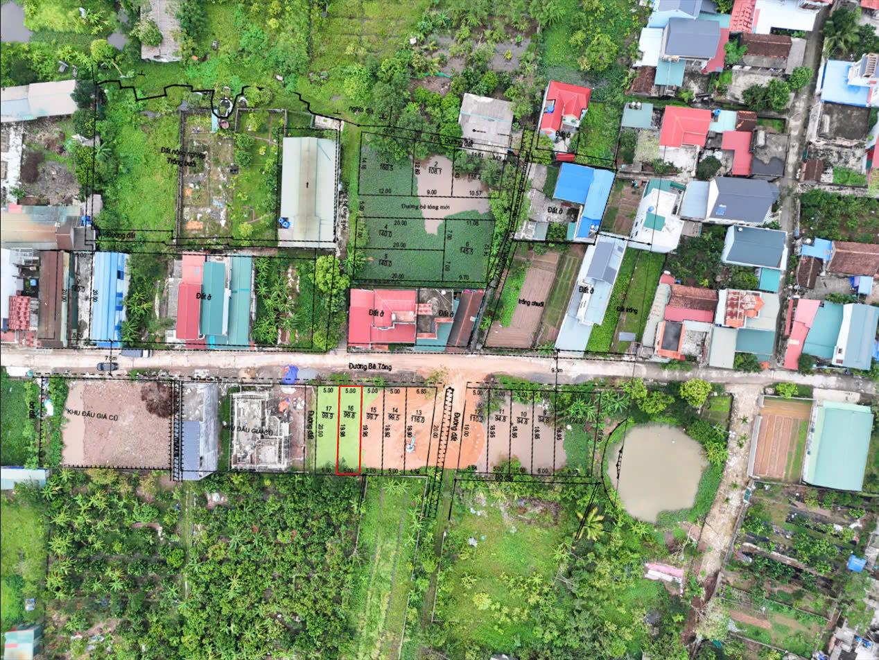 Hình ảnh Bán Đất Mỹ Thành Mặt Trục Kinh Doanh | Đất Đấu Giá Khu Trại Chăn Nuôi Xã Mỹ Thành (LK16)