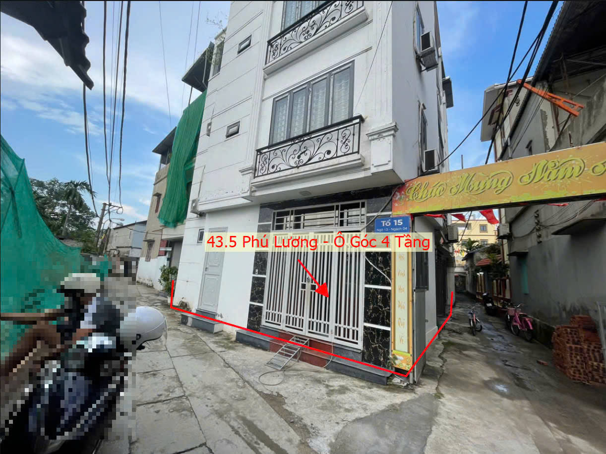 Hình ảnh Bán Nhà 4 Tầng Căn Góc 2 Mặt Tiền Sát Trục Kinh Doanh Ngay Trung Tâm Phường Phú Lương Hà Đông
