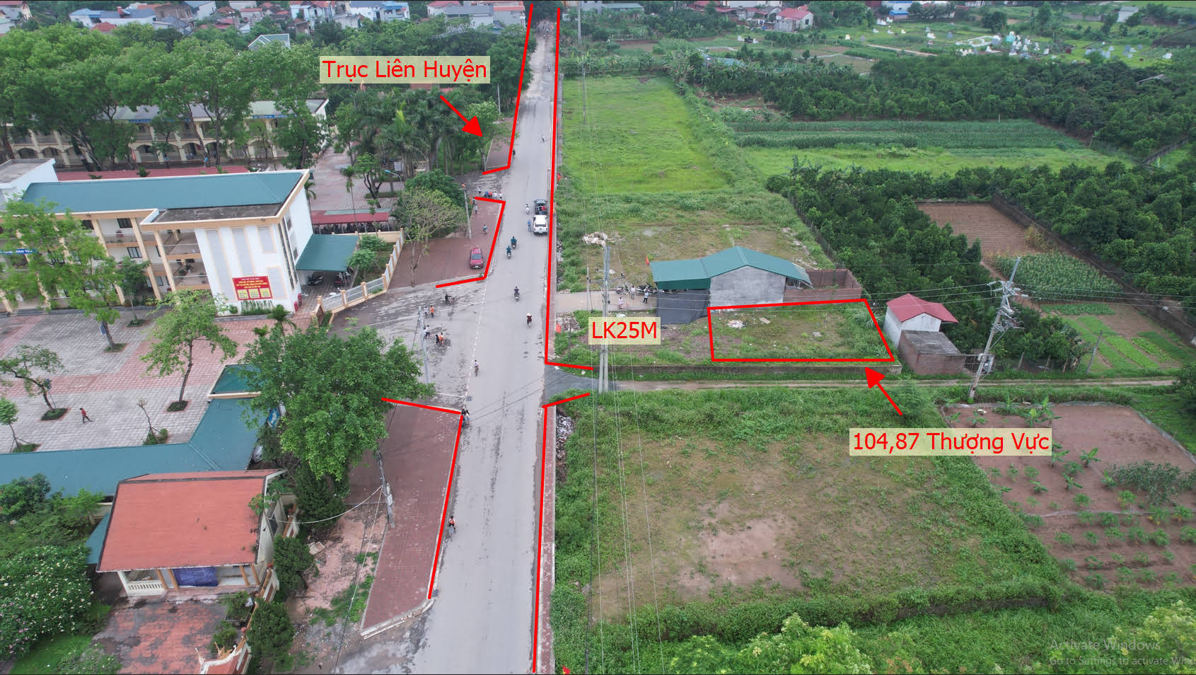 Hình ảnh Bán Đất Đấu Giá Thượng Vực Trục Lưu Không 25M | Đất Đấu Giá Chương Mỹ