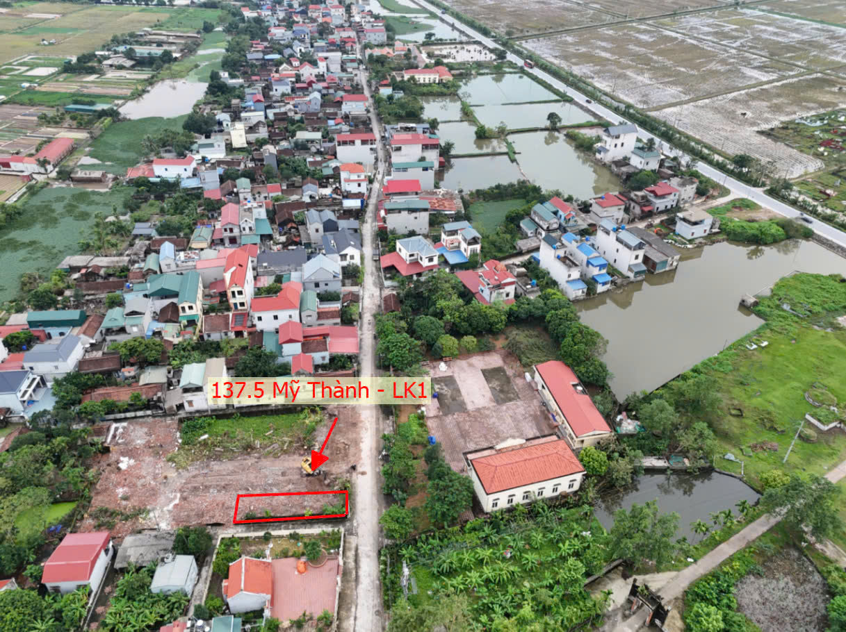 Hình ảnh Đất Đấu Giá Khu Trường Mầm Non Cũ Xã Mỹ Thành | Lô Góc 2 Mặt Tiền Đối Diện NVH Vĩnh Xương (LK1)