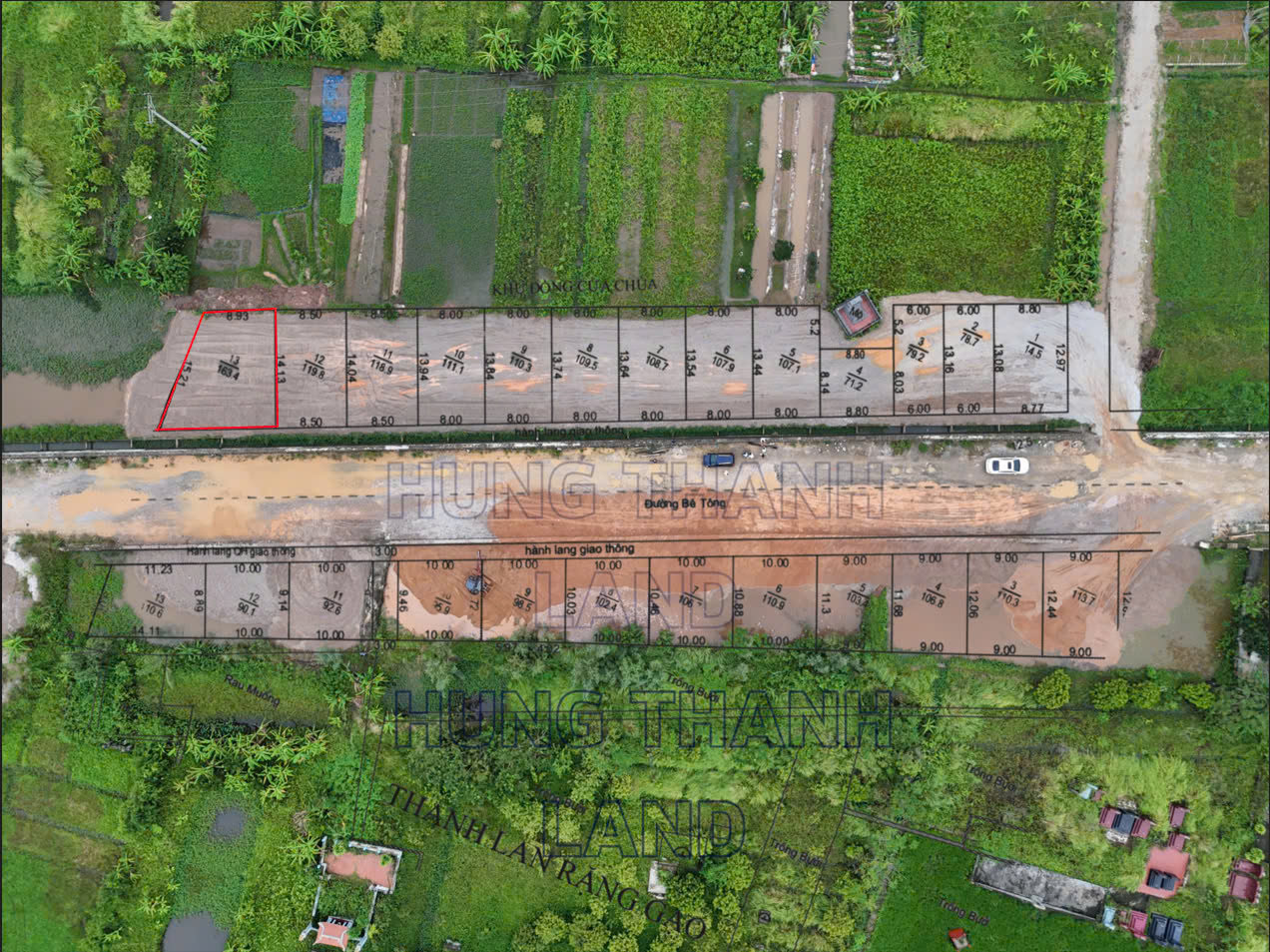 Hình ảnh Bán Đất Mỹ Thành Ngay Sát Mặt Đường Kinh Doanh TL419 | Đất Đấu Giá Khu Cổng Chùa Xã Mỹ Thành (LK13)