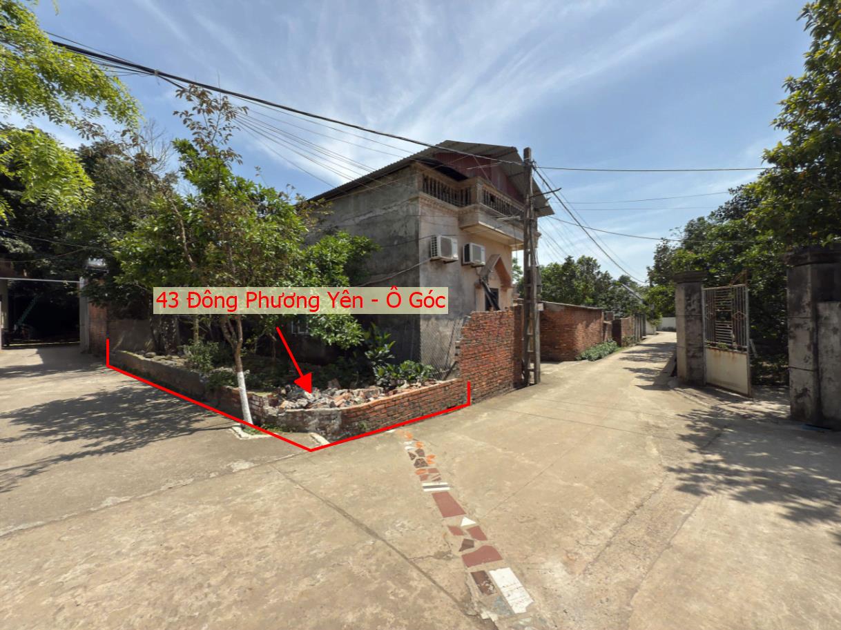 Hình ảnh Bán Lô Góc 2 Mặt Tiền Full Thổ Cư Ô Tô Vào Tận Đất Tại Đông Phương Yên Giá Nhỉnh Tỷ