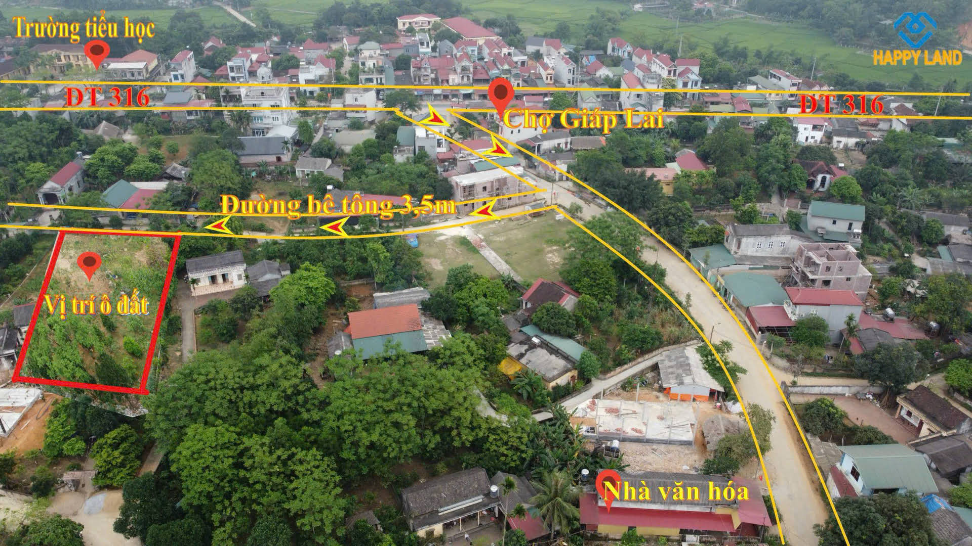 Hình ảnh Bán Đất Giáp Lai Sát Mặt Đường TL316 Ô Tô Vào Tận Đất Ngay Trung Tâm Xã Giáp Lai