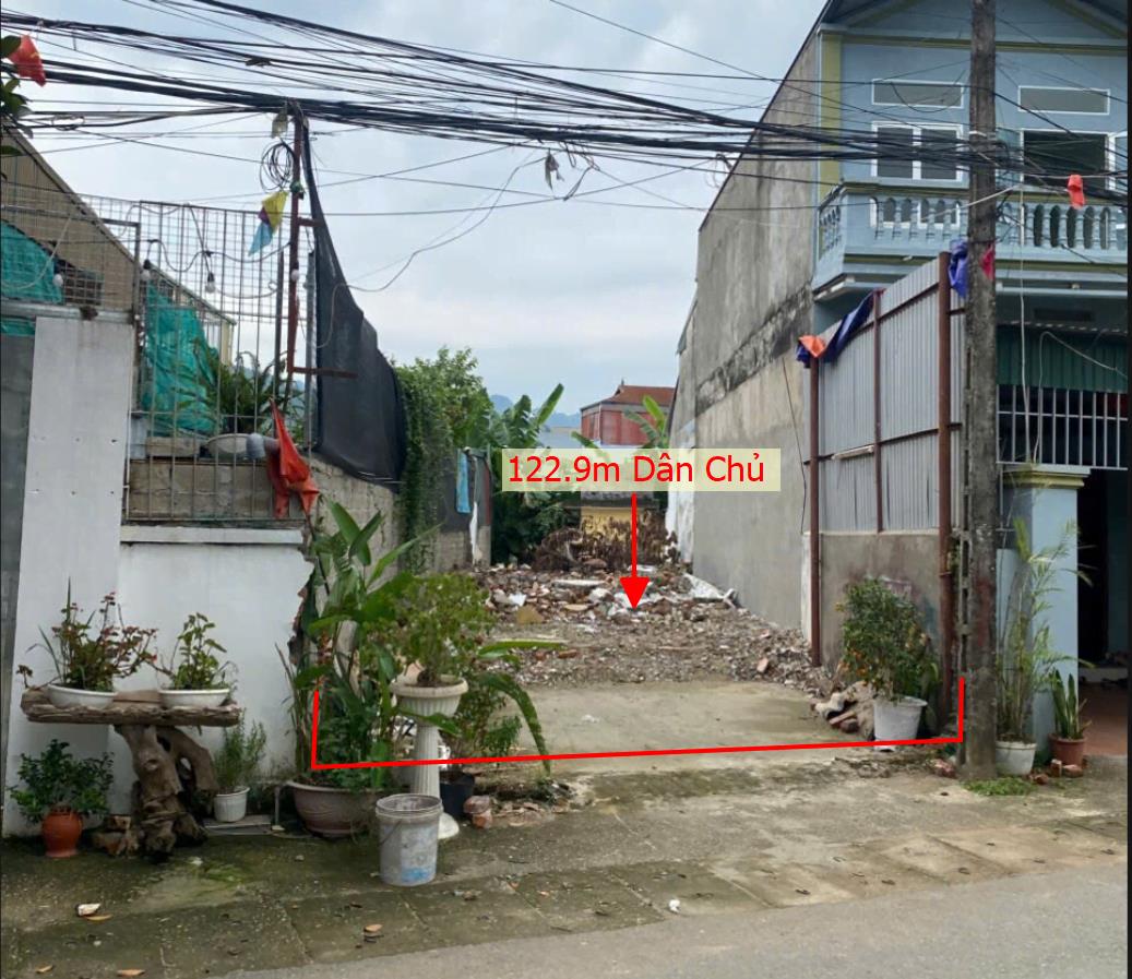 Hình ảnh Bán Lô Đất 122.9m Tại Dân Chủ Hòa Bình Bám Đường Bê Tông Ô Tô Vào Tận Đất Dân Cư Đông Thân